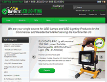 Tablet Screenshot of buyriteledlighting.com